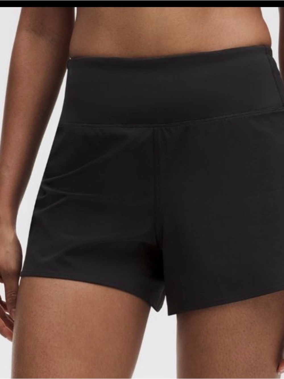 Lululemon Black Women's Speed Ups High Rise Shorts